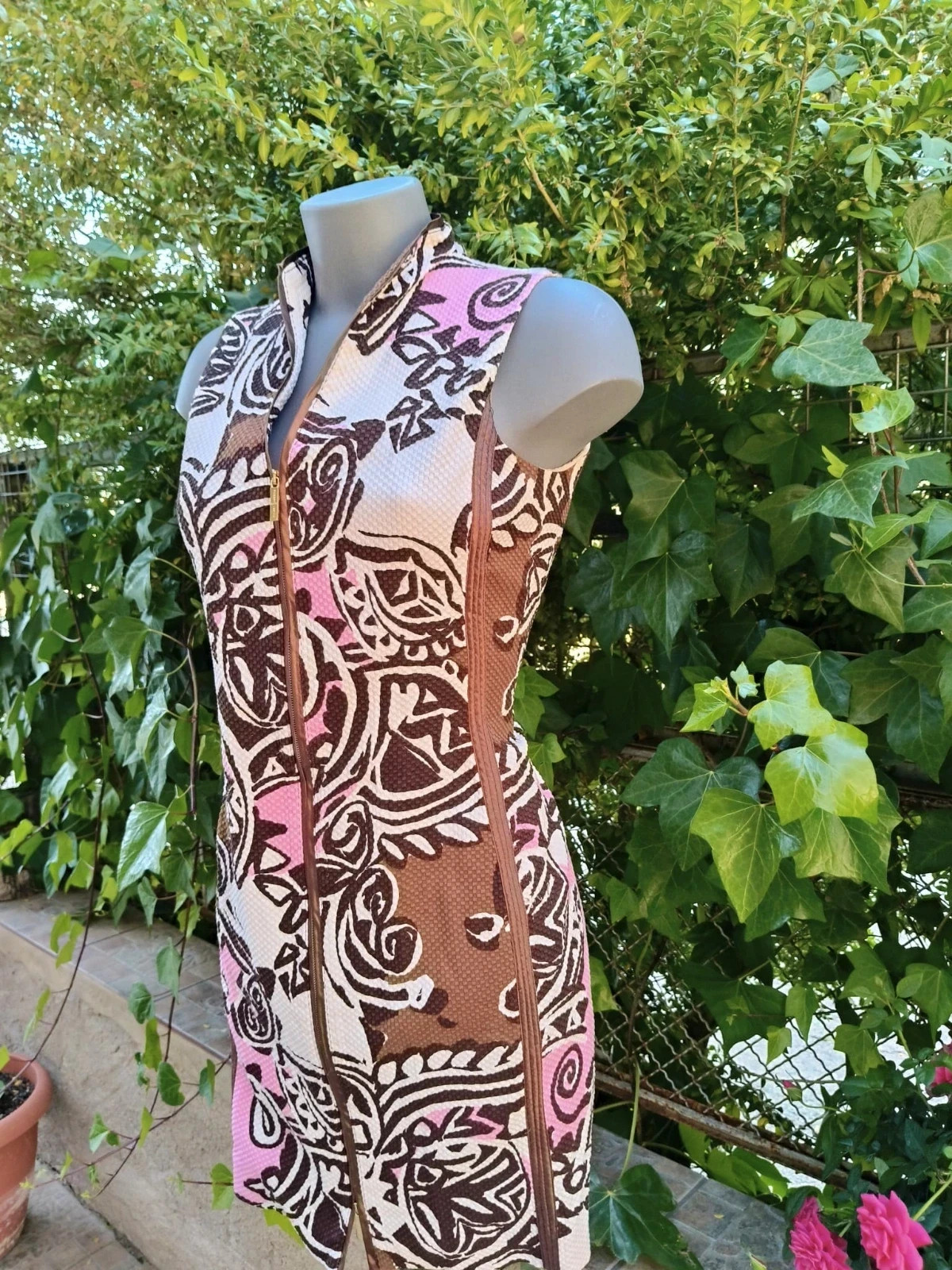 Vestido corto estampado Roberto Verino – Roberto Verino – taille S / 36 / 8 3