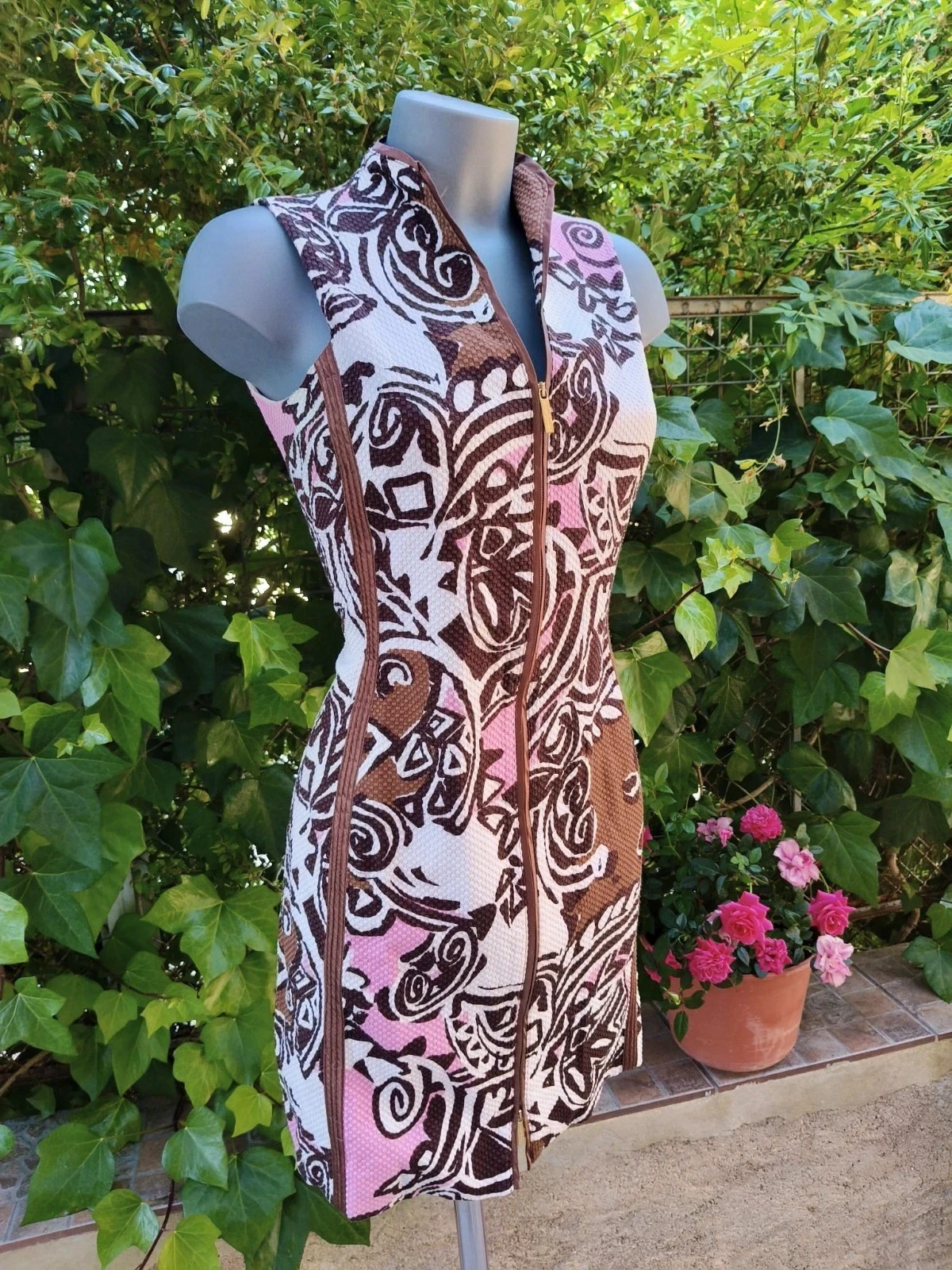 Vestido corto estampado Roberto Verino – Roberto Verino – taille S / 36 / 8 2