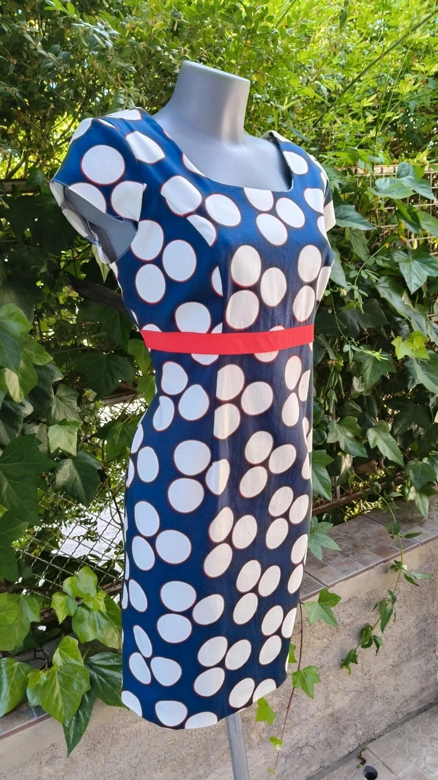 Vestido Ajustado de Lunares - Estilo Retro / Pin-up 🌈 – MAZA – taille XXL / 44 / 16 4