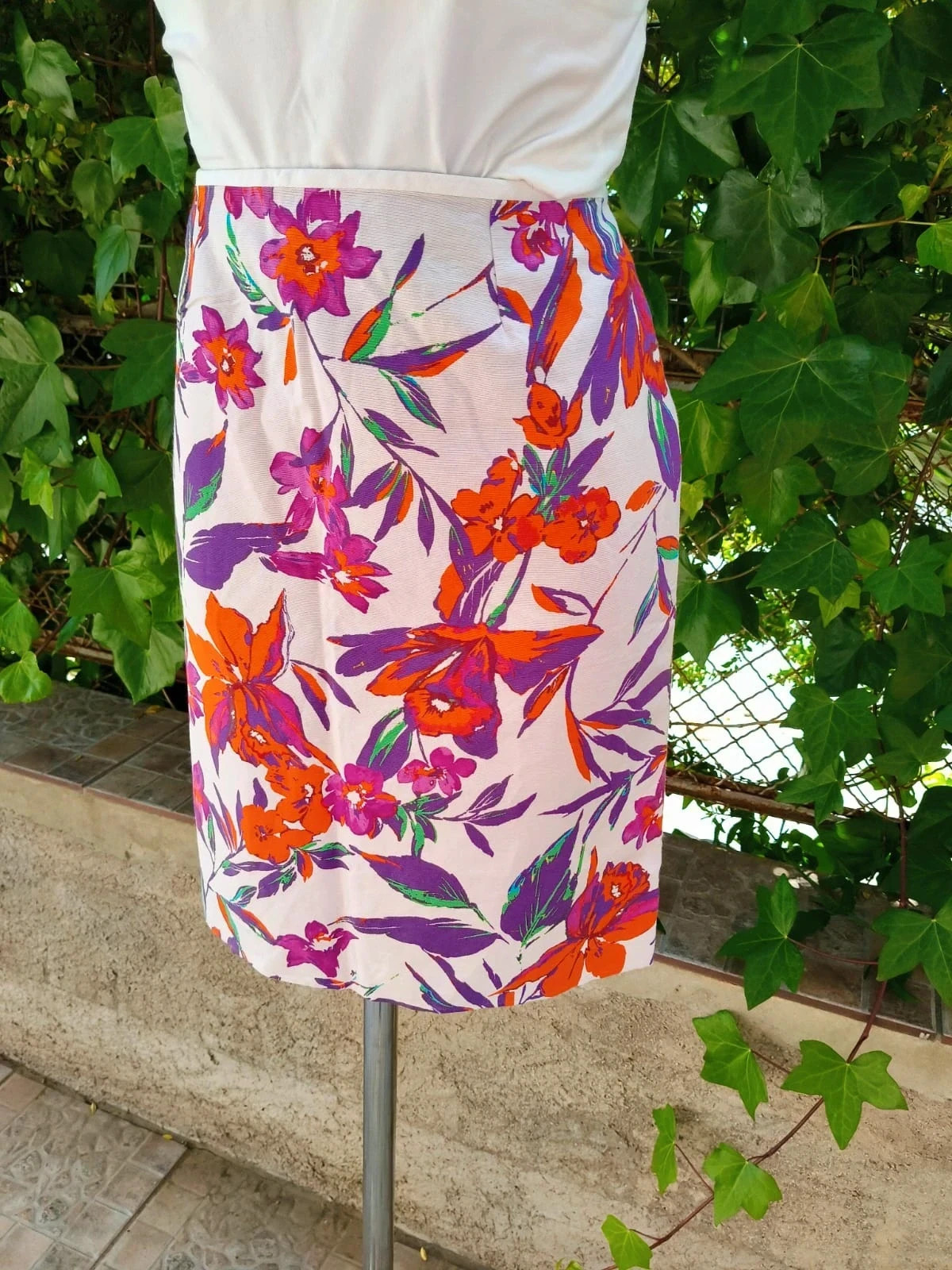 Falda Recta Floral - Zendra El Corte Inglés (Talla 42) 🌈 – Zendra – taille XL / 42 / 14 2