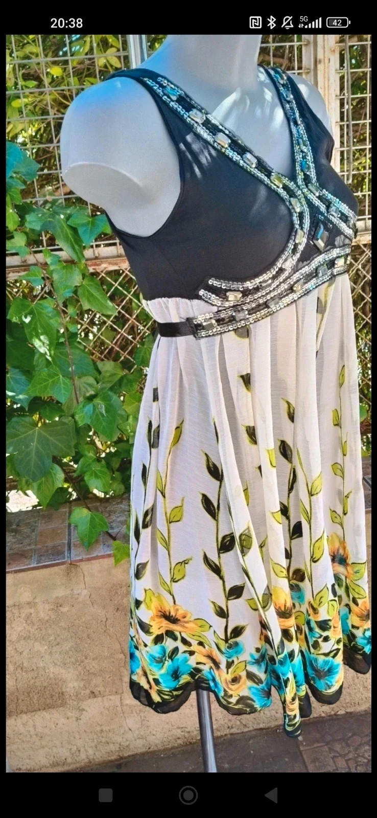 Vestido de Fiesta Corto N&B Vogue – Estilo Imperio 🌈 – N&B Vogue Paris – taille M / 38 / 10 4