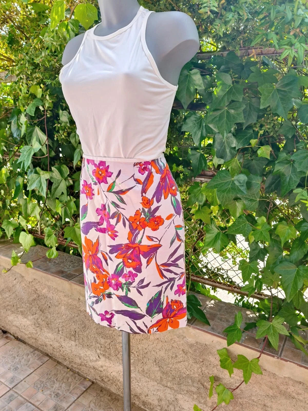 Falda Recta Floral - Zendra El Corte Inglés (Talla 42) 🌈 – Zendra – taille XL / 42 / 14 3