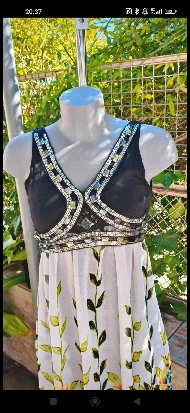 Vestido de Fiesta Corto N&B Vogue – Estilo Imperio 🌈 – N&B Vogue Paris – taille M / 38 / 10 2
