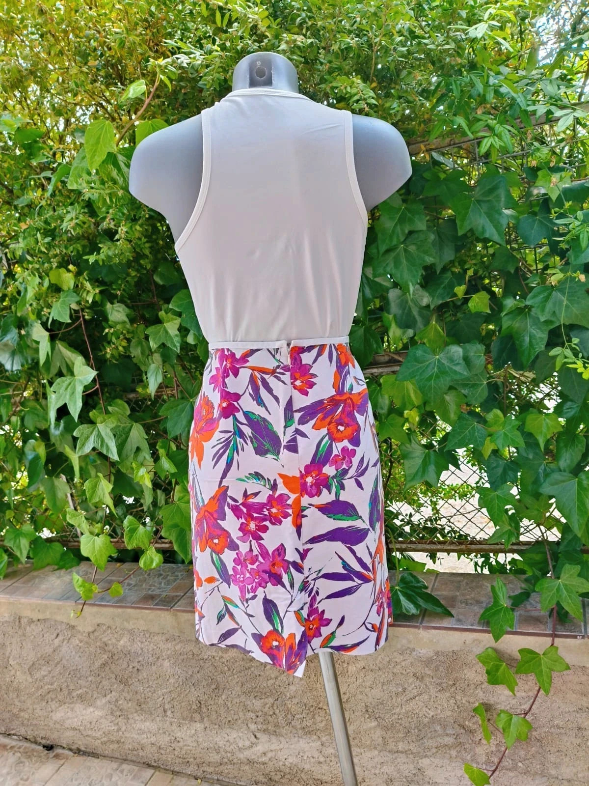 Falda Recta Floral - Zendra El Corte Inglés (Talla 42) 🌈 – Zendra – taille XL / 42 / 14 5