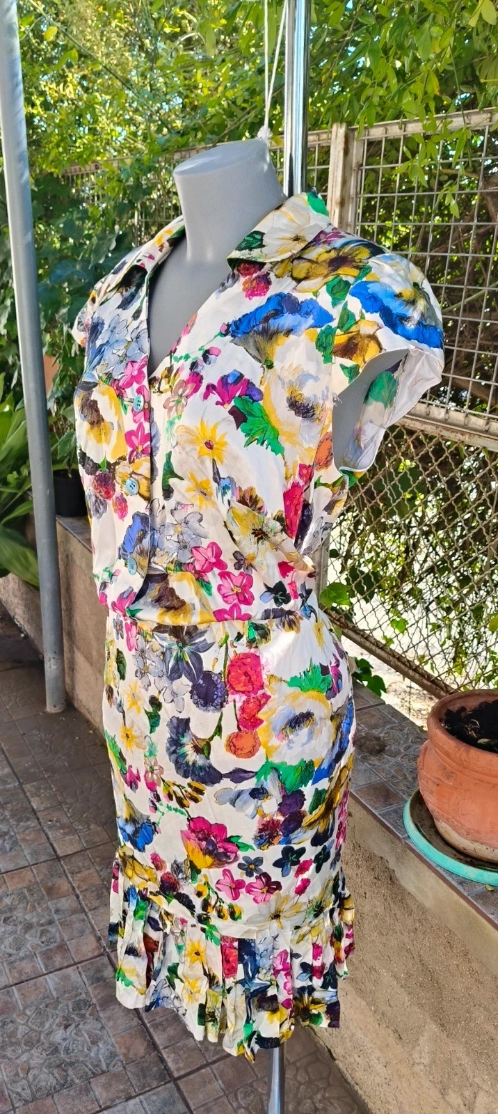 Vestido vintage estampado floral 🌺 – Vintage Boutique – taille L / 40 / 12 5