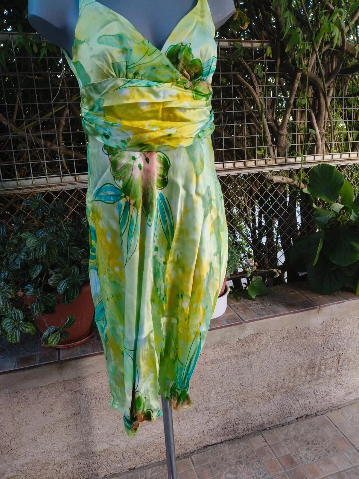 Vestido de Seda Paloma Suárez (Madrid) - Talla 42 🌈 – paloma suarez – taille XL / 42 / 14 5