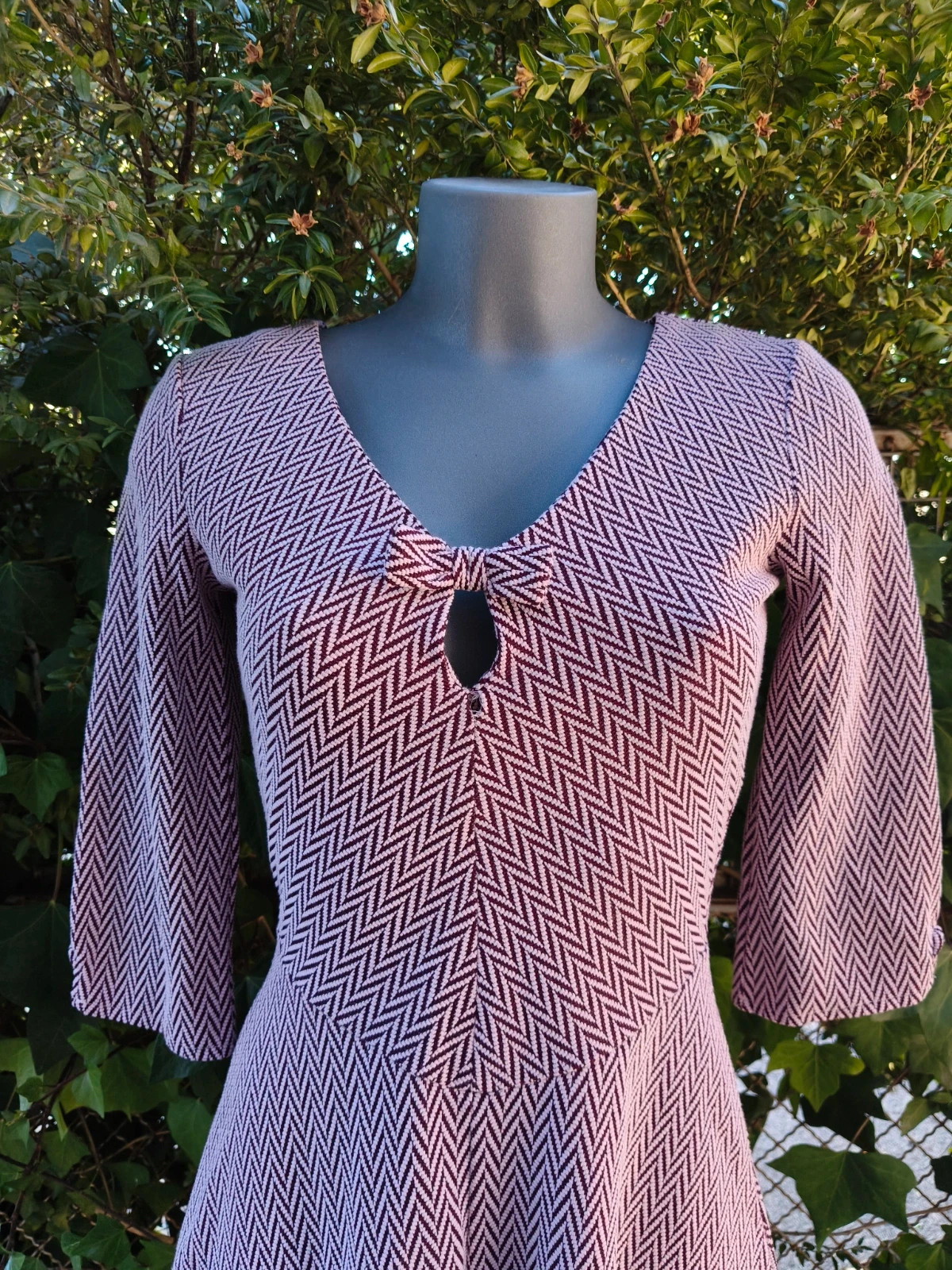 Vestido corto de Fórmula joven estampado zigzag – Fórmula Joven – taille S / 36 / 8 3