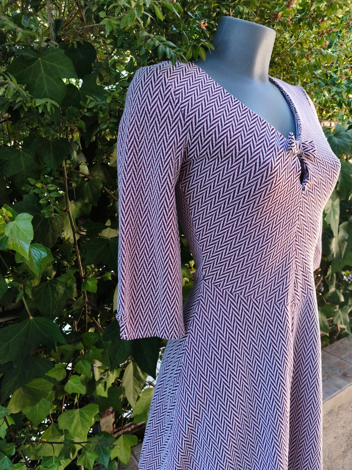 Vestido corto de Fórmula joven estampado zigzag – Fórmula Joven – taille S / 36 / 8 4