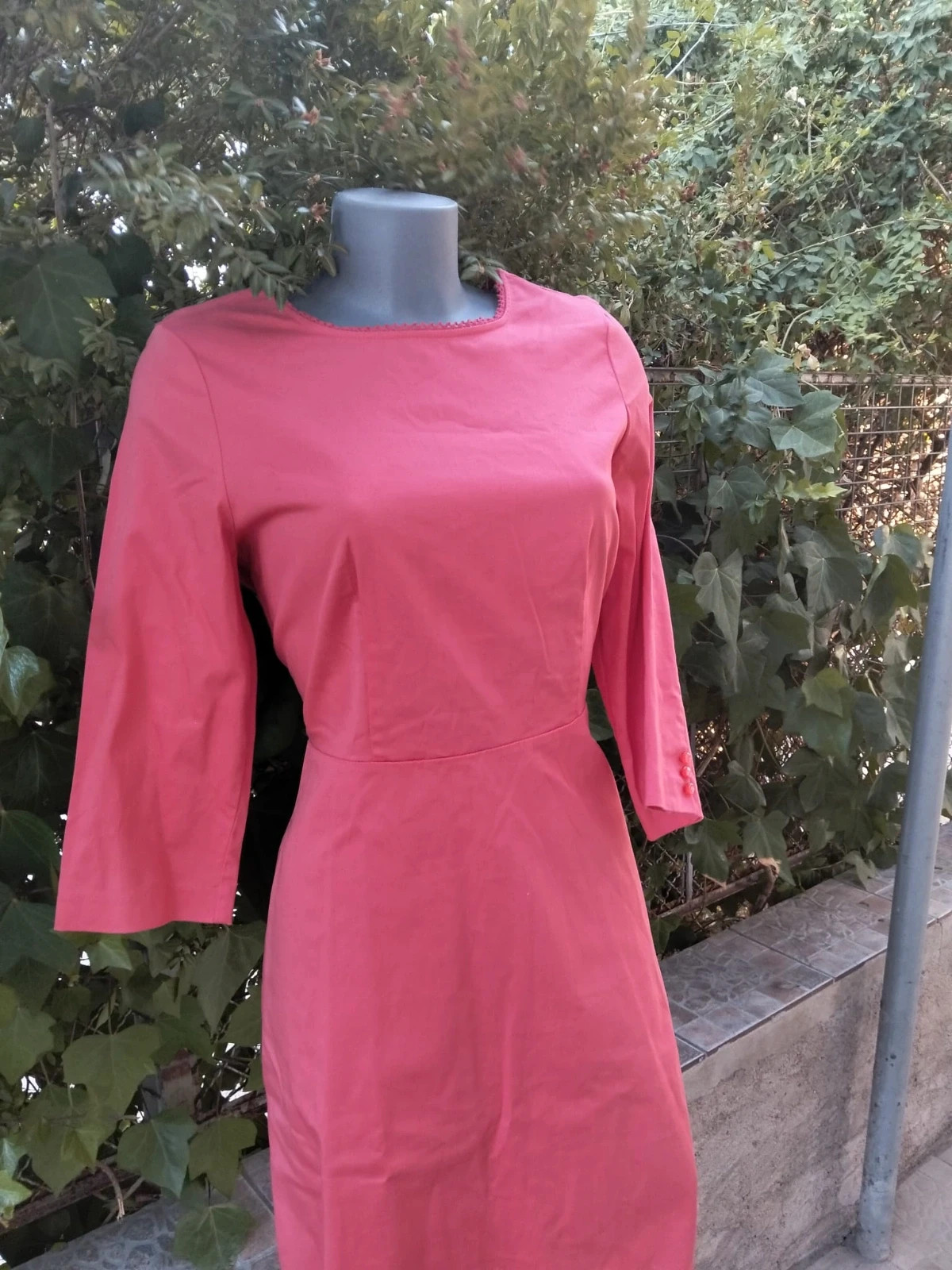 Vestido coral R Edition midi con espalda descubierta 🌈 – R Edition – taille M / 38 / 10 2