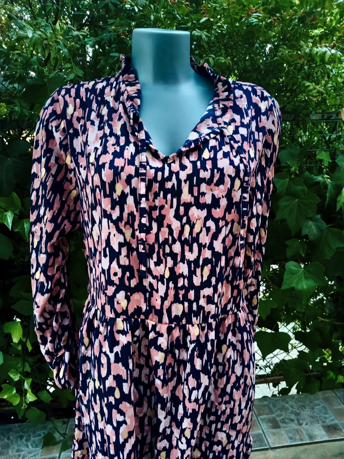 Vestido corto estampado leopardo talla L 🌈 – Boutique Bohéme – taille L / 40 / 12 2