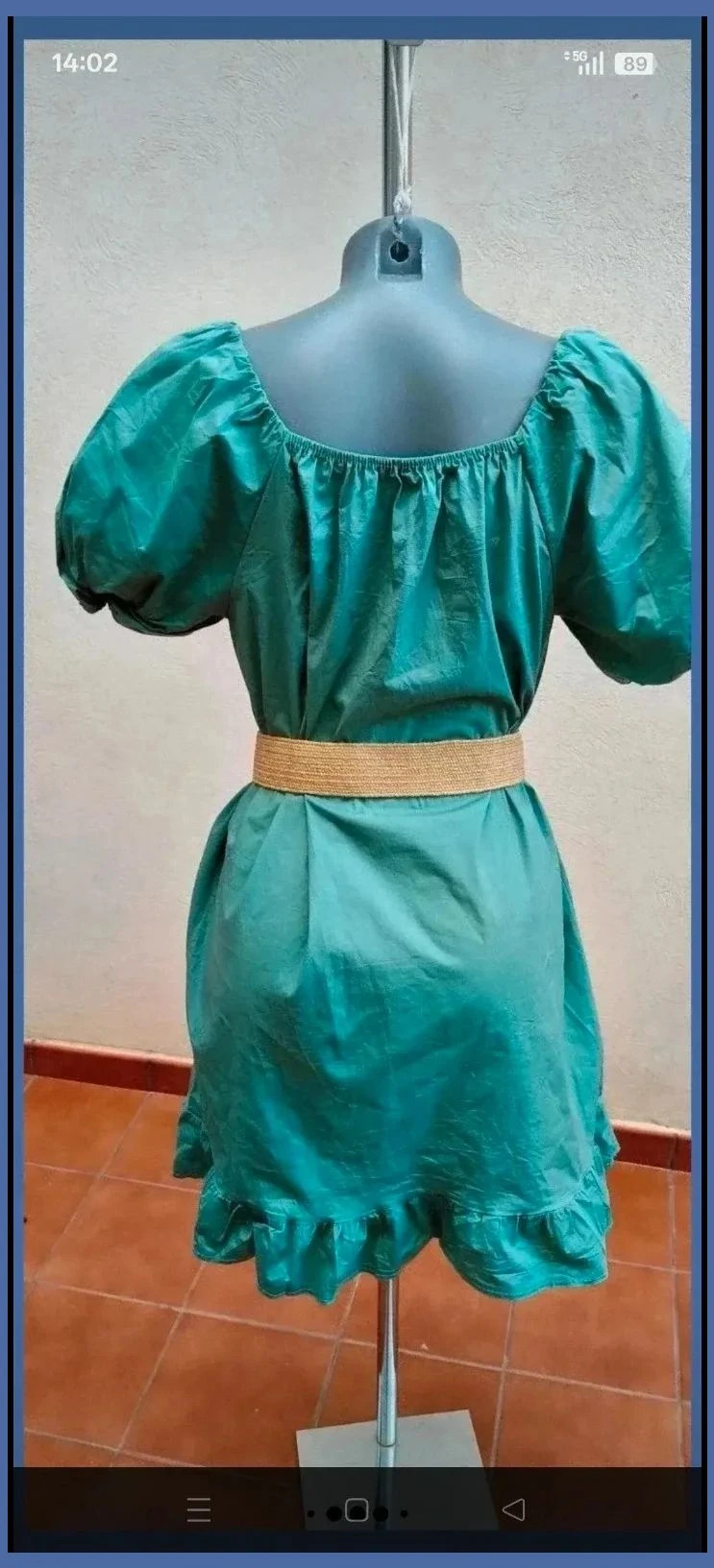 Vestido corto verde turquesa 🌈 – La Boutique – taille M / 38 / 10 5