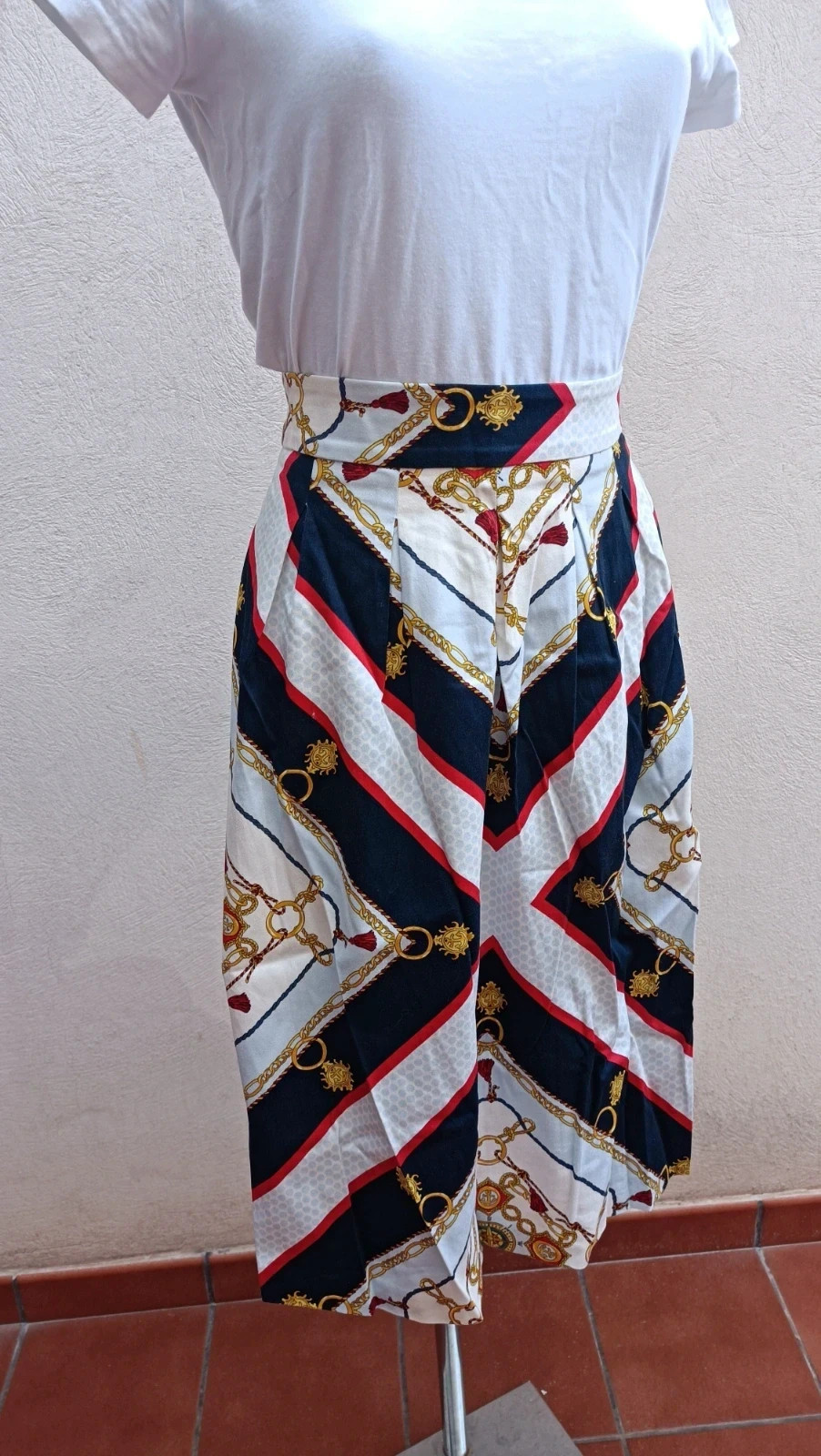 Falda Midi Orsay - Estampado Marinero de Cadenas 🌈 – ORSAY – taille L / 40 / 12 2