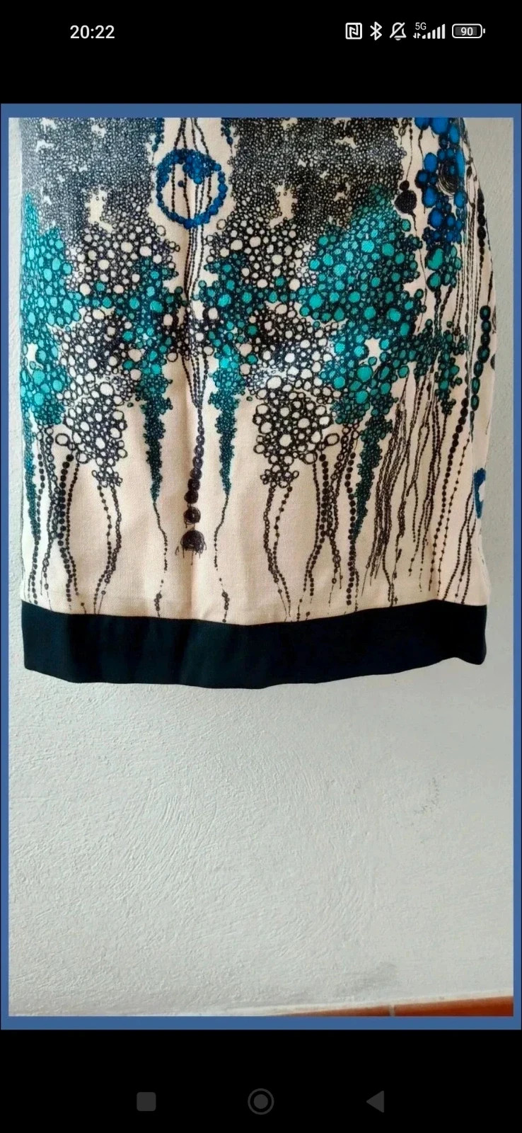 Falda estampada con bajo negro 🌈 – La Boutique – taille M / 38 / 10 5