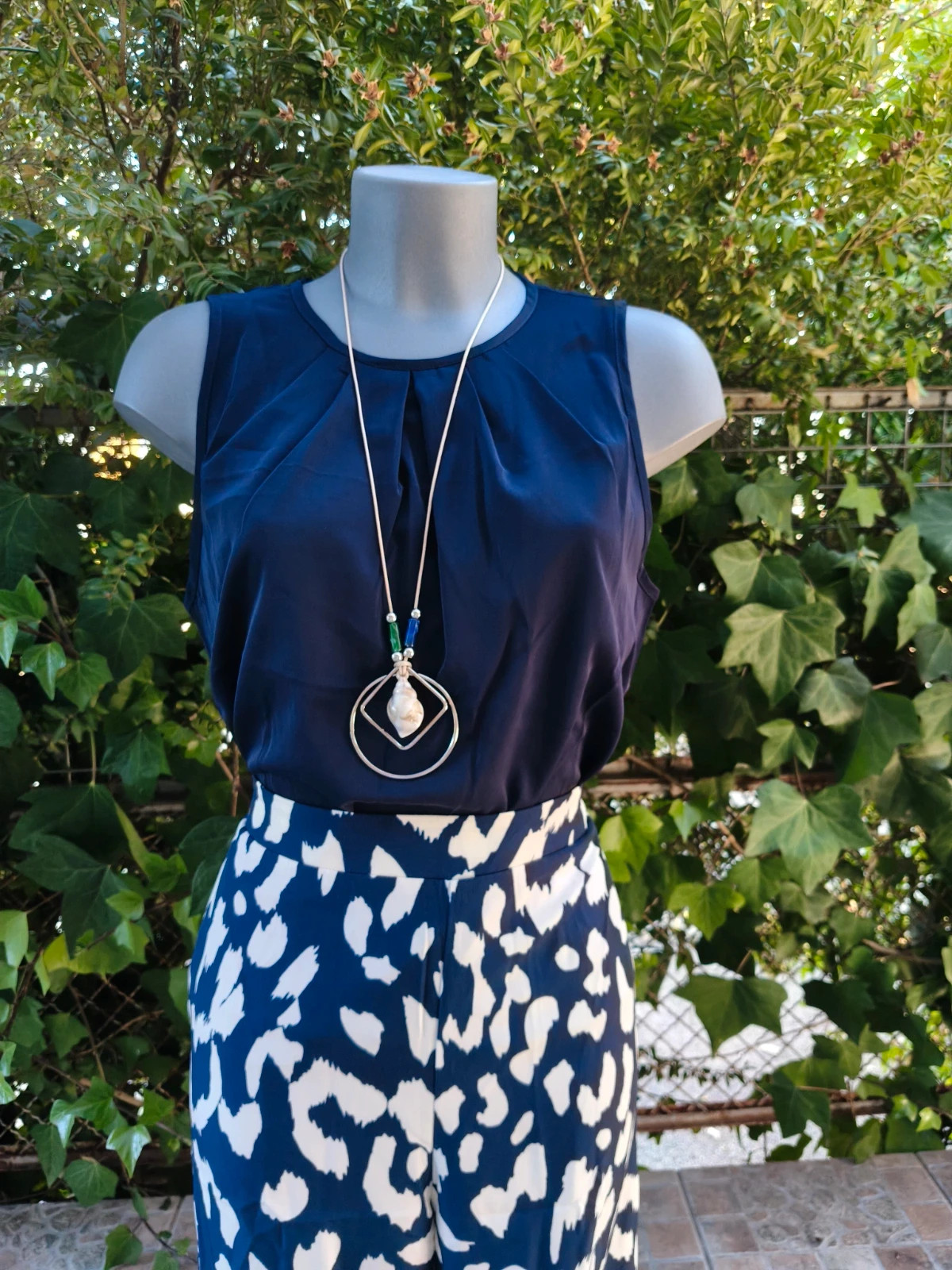 Conjunto dos piezas azul marino talla M 🌈 – Boutique Bohéme – taille M / 38 / 10 5