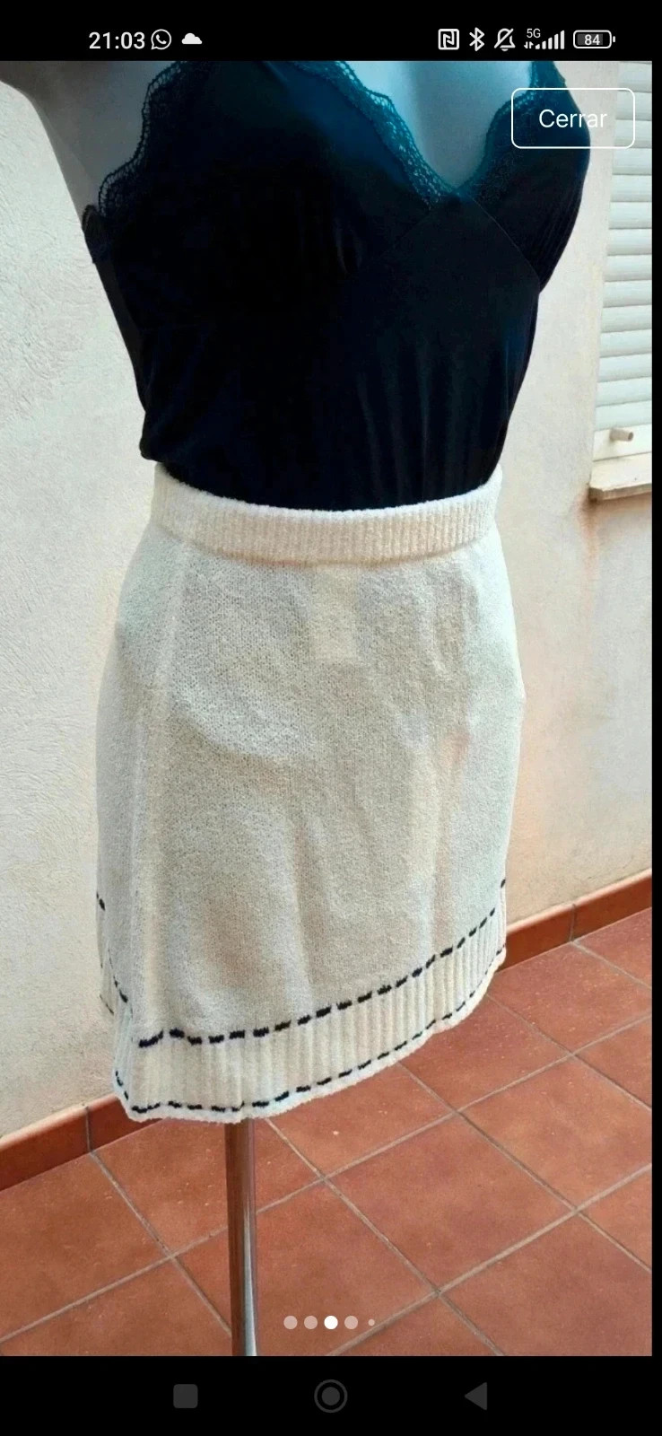 Falda mini de punto Zara - Talla S - 🌈 – Zara – taille S / 36 / 8 3