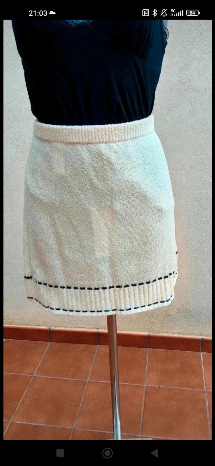 Falda mini de punto Zara - Talla S - 🌈 – Zara – taille S / 36 / 8 2