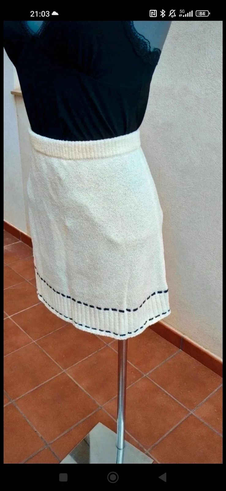 Falda mini de punto Zara - Talla S - 🌈 – Zara – taille S / 36 / 8 4