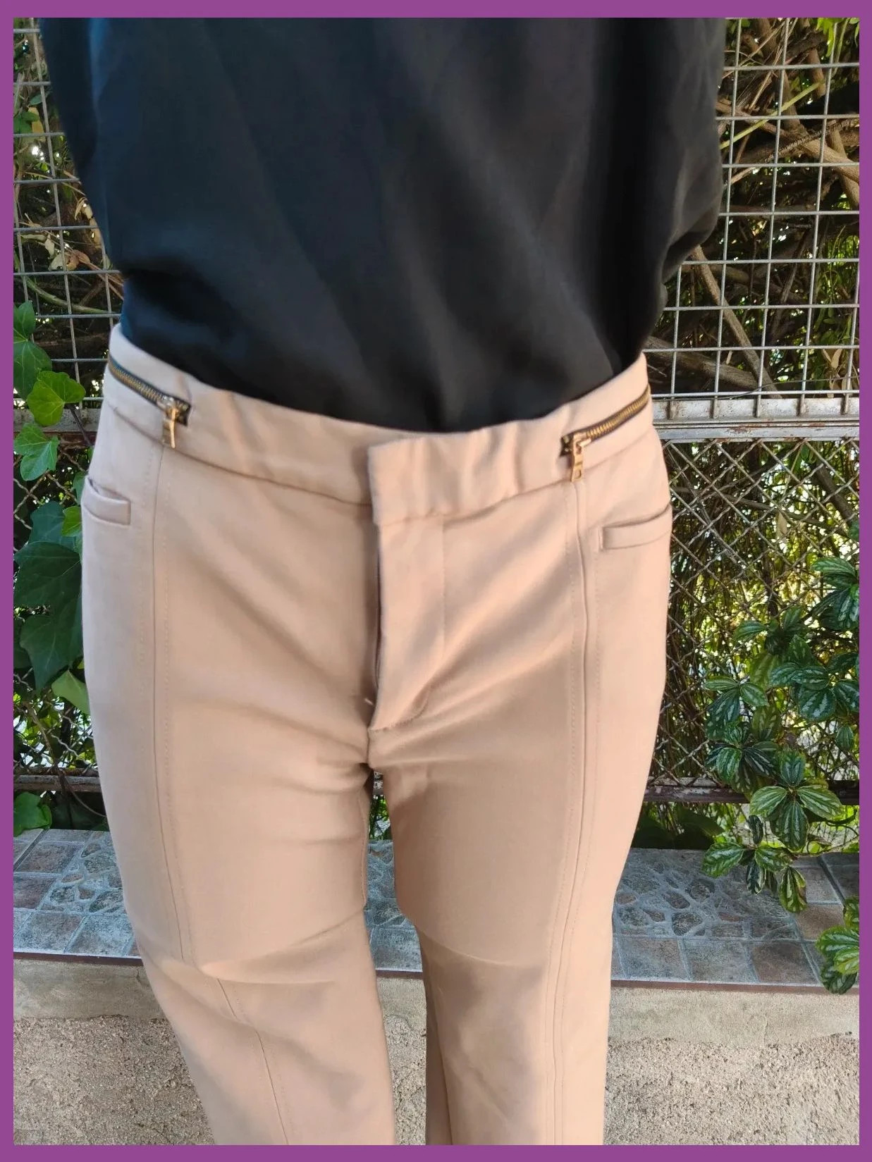Pantalón de vestir Zara beige M 🌈 – Zara – taille M / 38 / 10 5