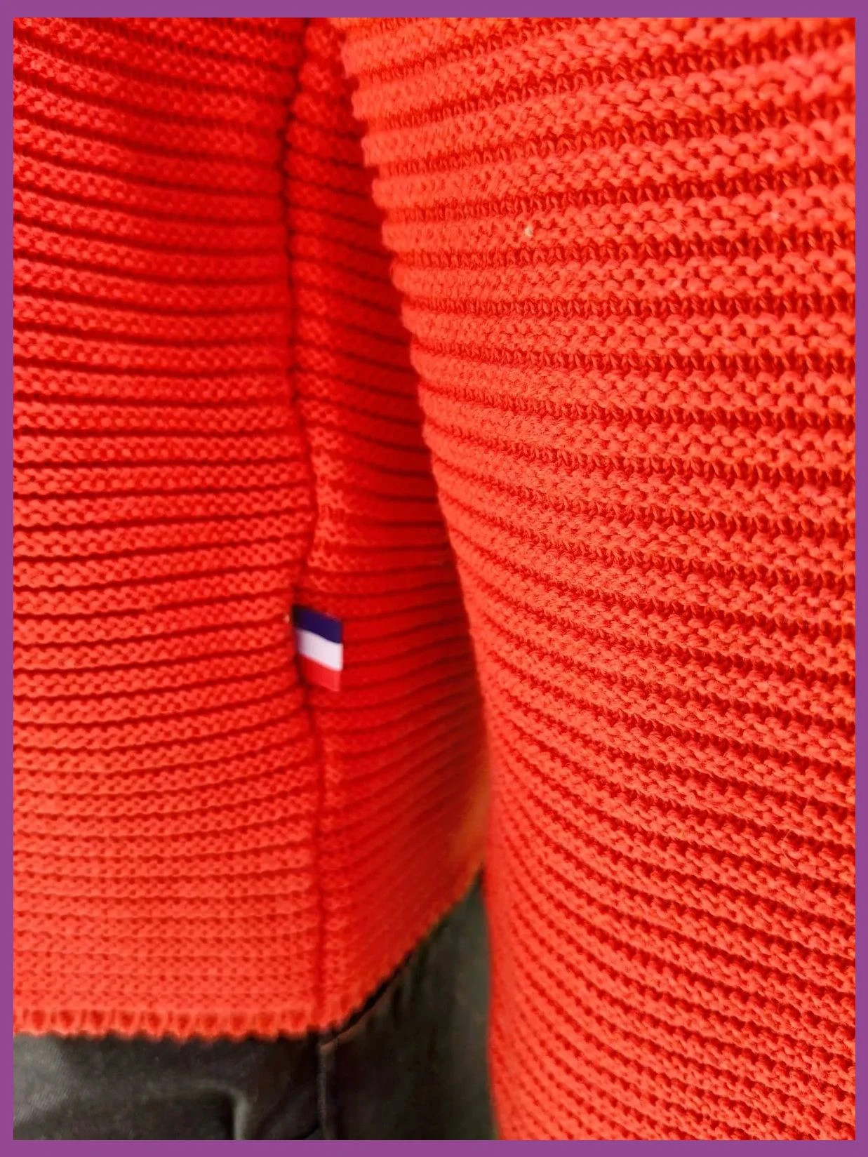 Jersey de Punto Rojo Coral - Les Ateliers Clamartois 🌈 – les ateliers clamartois – taille M / 38 / 10 4