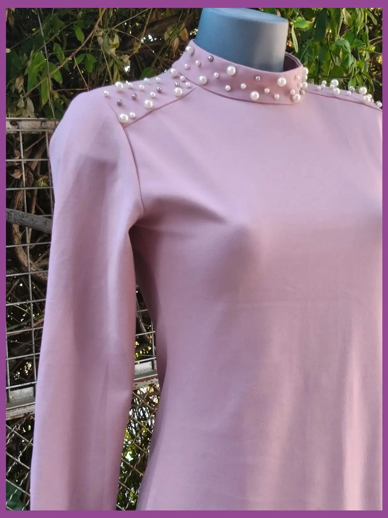 Vestido corto rosa con perlas 🌈 – La Boutique – taille M / 38 / 10 5