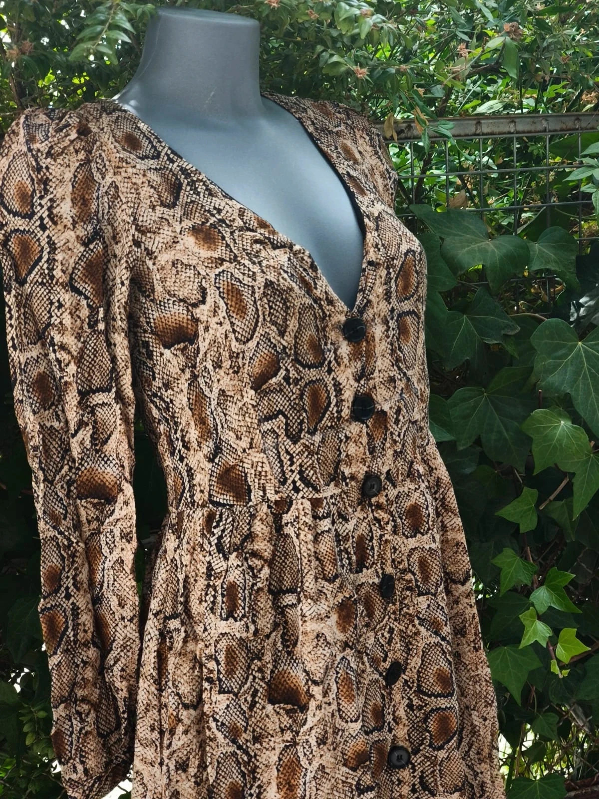 Vestido Corto de Zara TRF con Estampado de Serpiente 🐍 – Zara – taille S / 36 / 8 3
