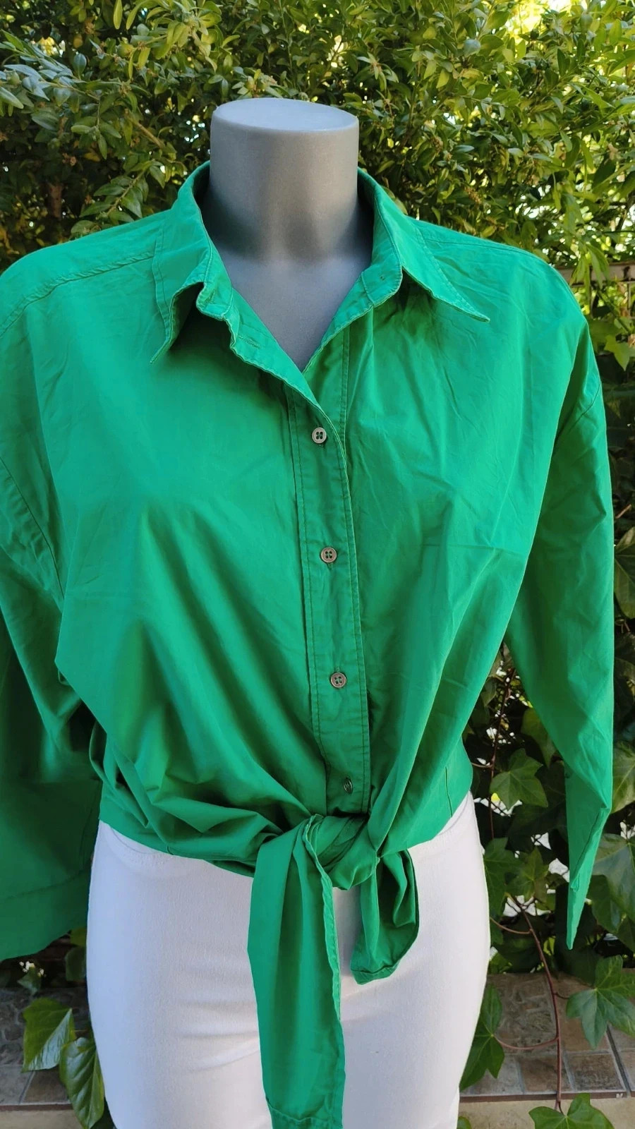 Camisa Oversize Verde Vibrante - Co'Couture 🌈 – Co'couture – taille L / 40 / 12 4