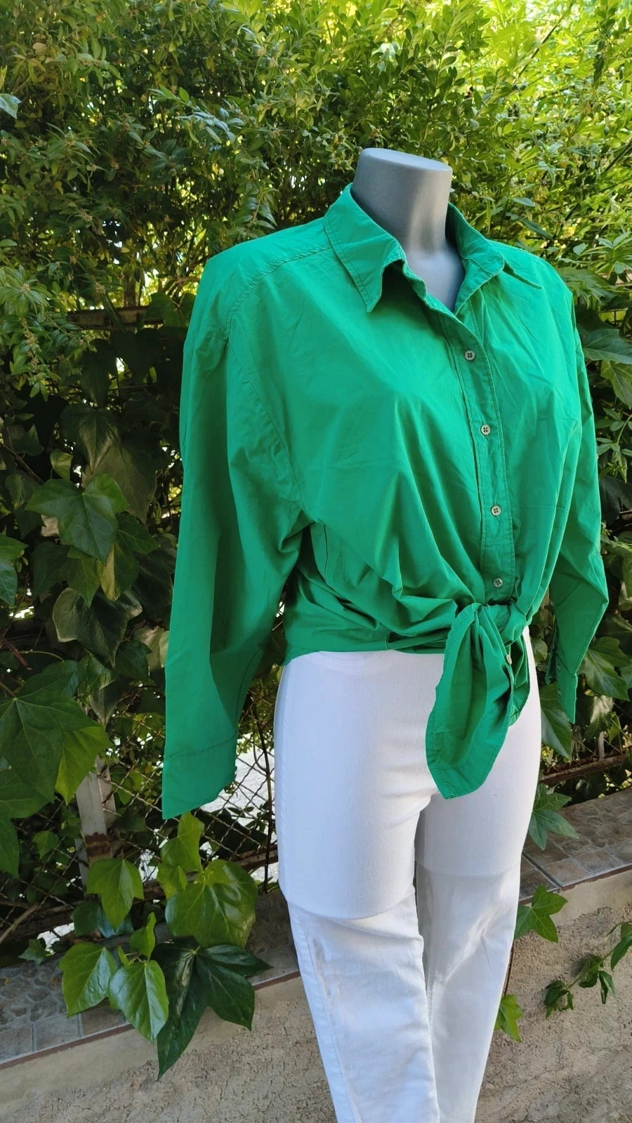 Camisa Oversize Verde Vibrante - Co'Couture 🌈 – Co'couture – taille L / 40 / 12 2