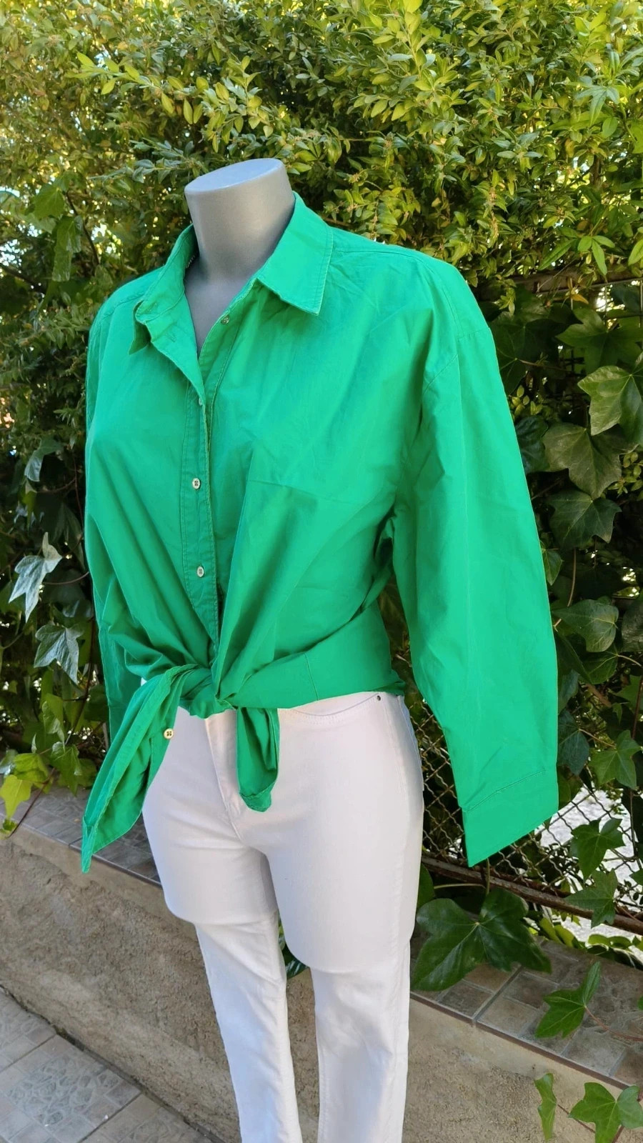 Camisa Oversize Verde Vibrante - Co'Couture 🌈 – Co'couture – taille L / 40 / 12 3