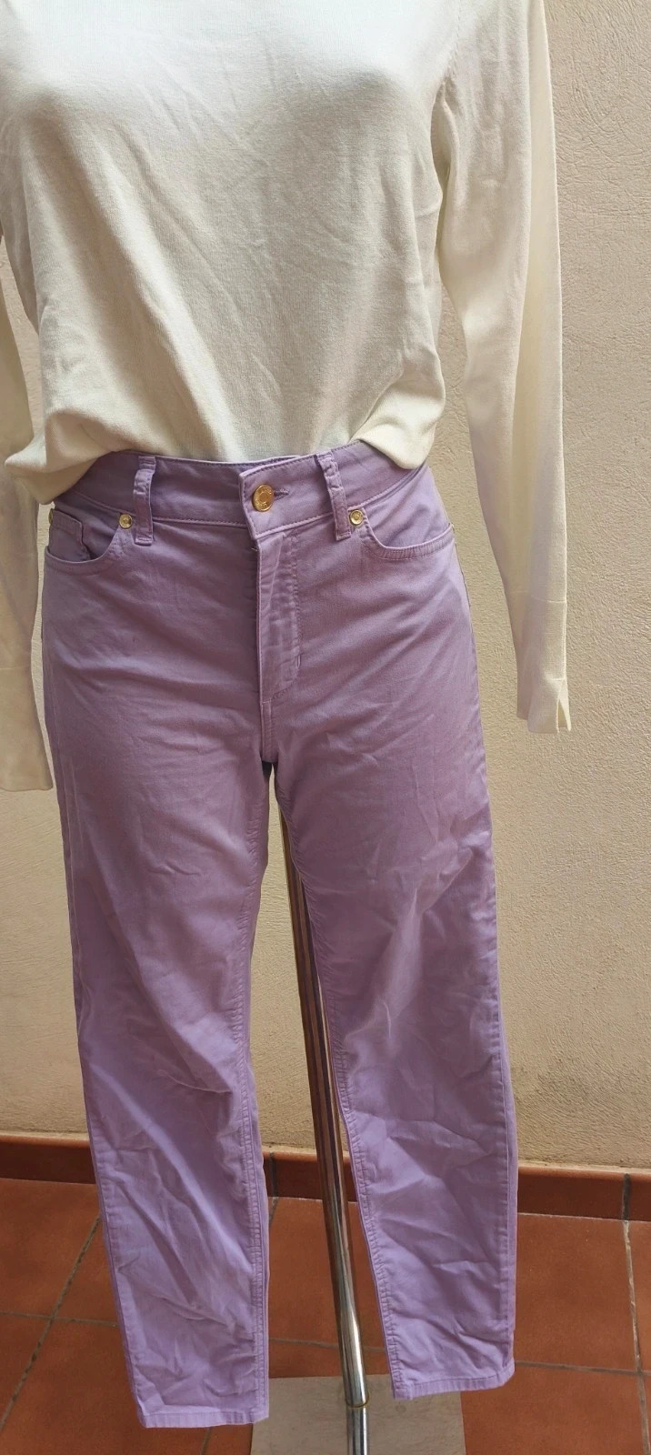 Pantalón Liu Jo Color Lila / Lavanda - Talla 30 (M) – Liu Jo – taille M / 38 / 10 2