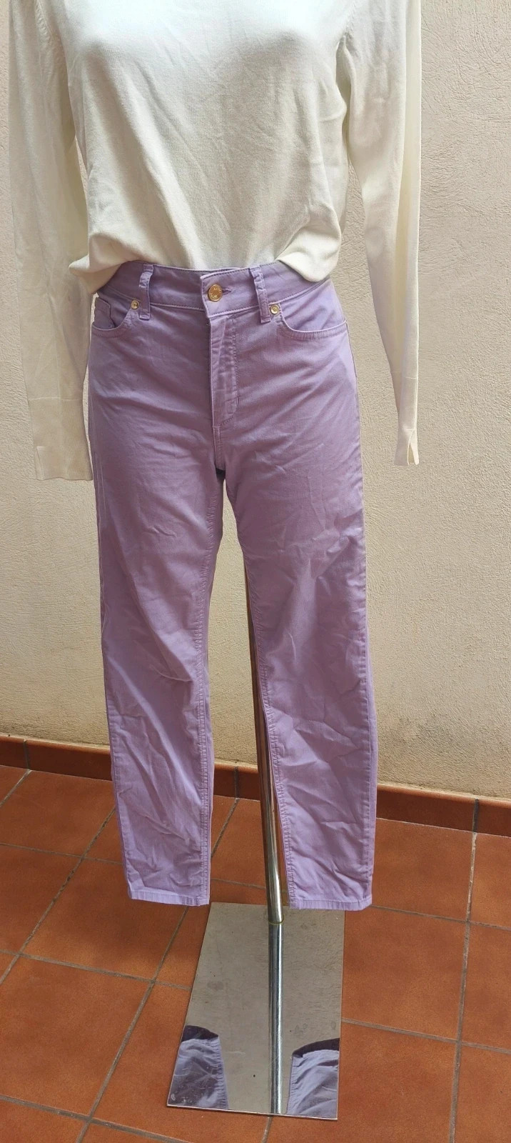 Pantalón Liu Jo Color Lila / Lavanda - Talla 30 (M)