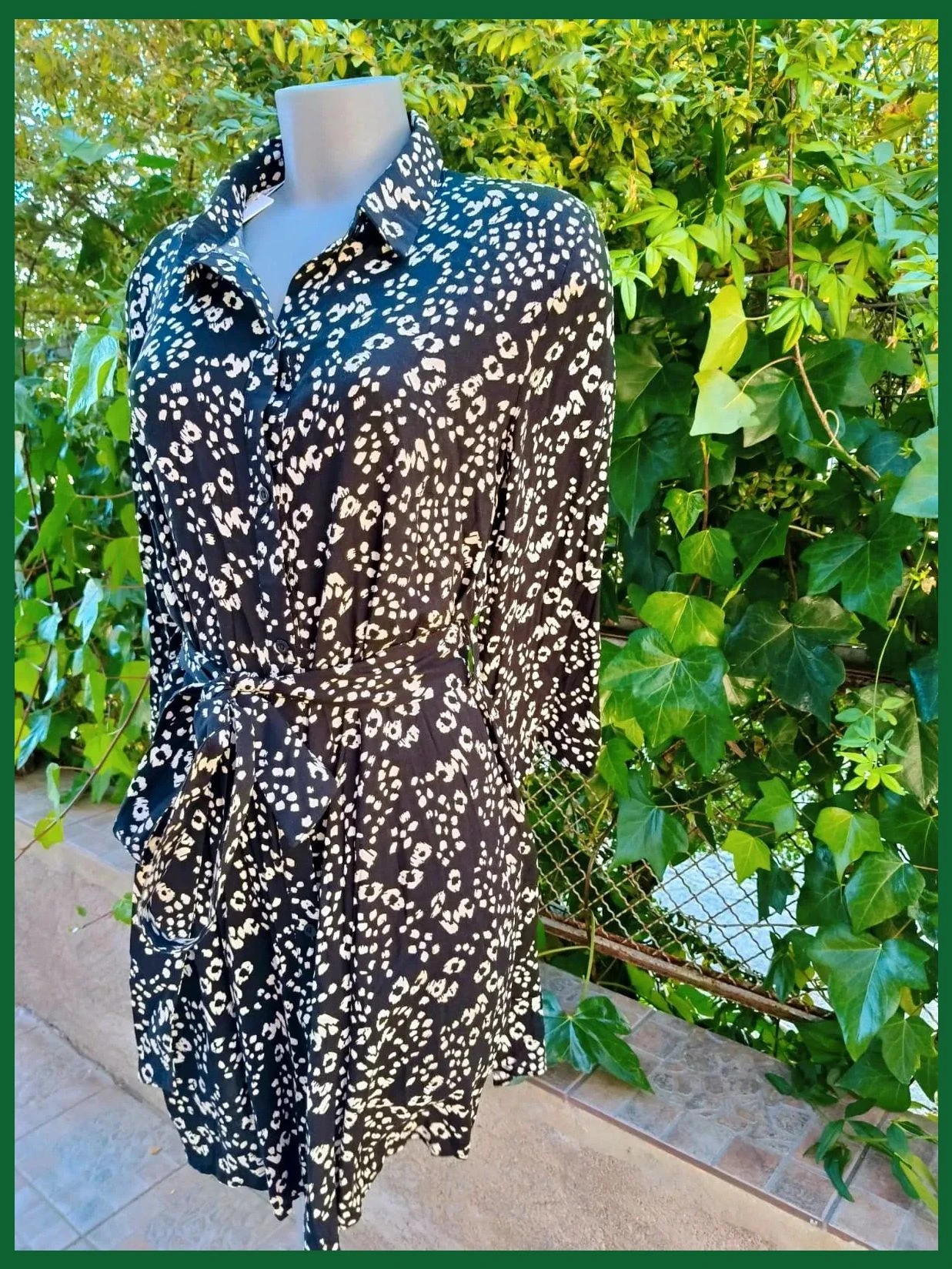 Vestido Camisero Estampado Animal Print - Talla M (T2) 🖤 – christy – taille M / 38 / 10 3