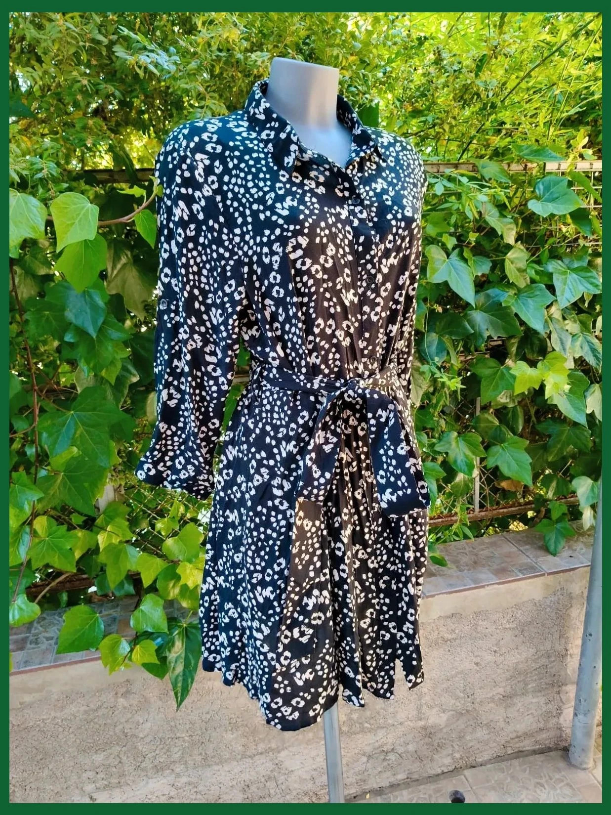 Vestido Camisero Estampado Animal Print - Talla M (T2) 🖤 – christy – taille M / 38 / 10 2