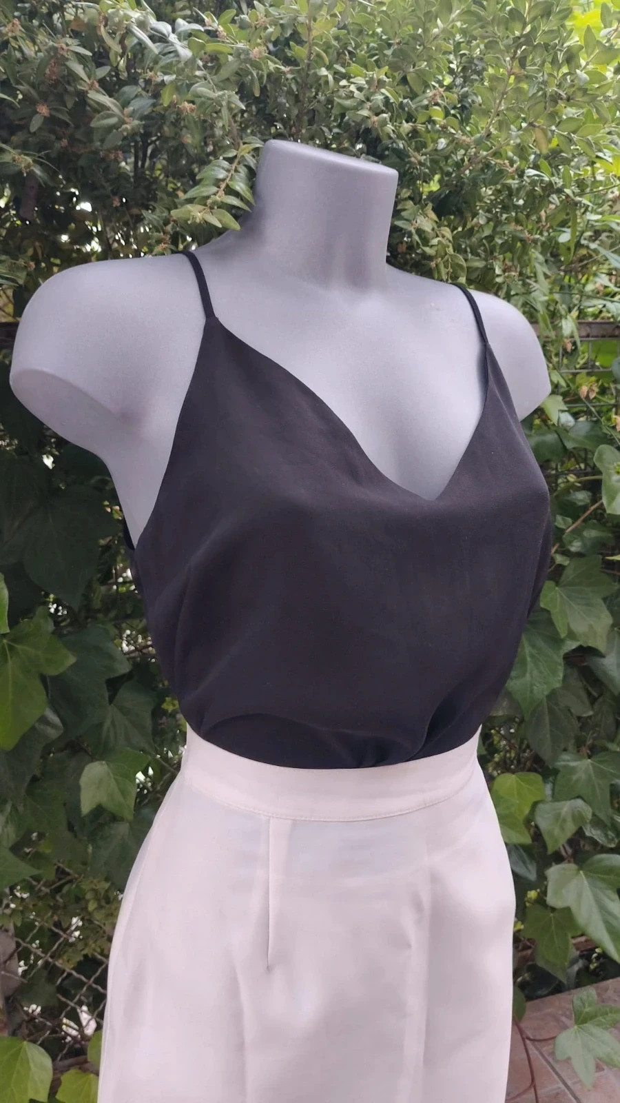 Top lencero negro Primark - Talla 42 (L) - Efecto Satén 🌈 – Primark – taille XL / 42 / 14 2