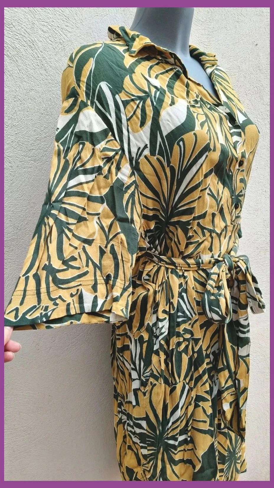 Vestido Camisero Estampado Tropical - Woman El Corte Inglés 🌈 – El Corte Inglés – taille M / 38 / 10 5