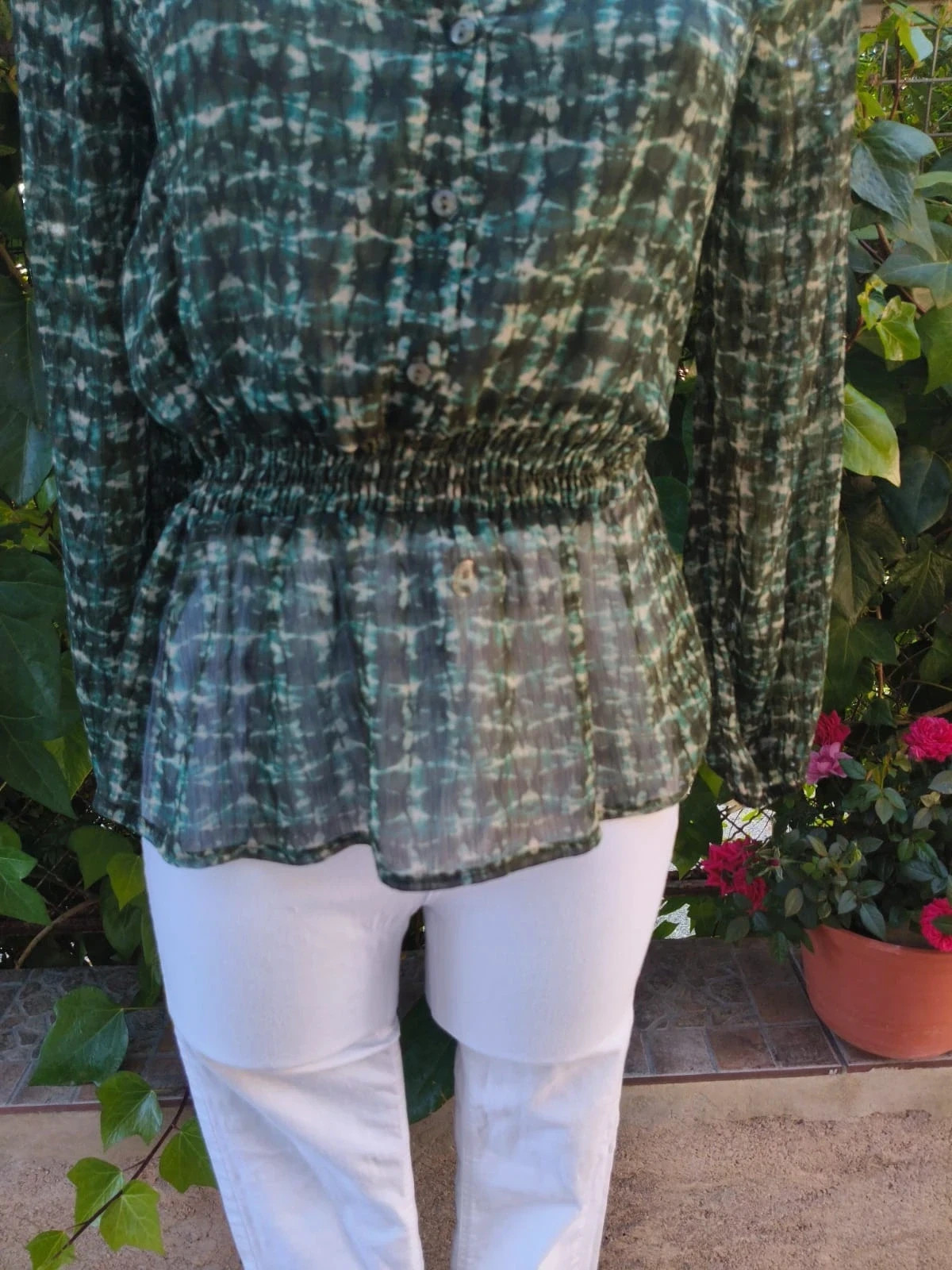 Blusa Vaporosa Estampada - Cache Cache 🌈 – Cache Cache – taille M / 38 / 10 5