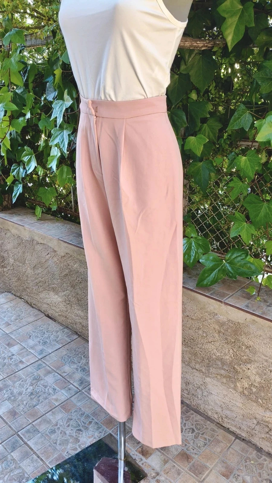 Pantalón de Pinzas Rosa Palo – Peace + Love 🌈 – Peace and Love – taille XS / 34 / 6 3