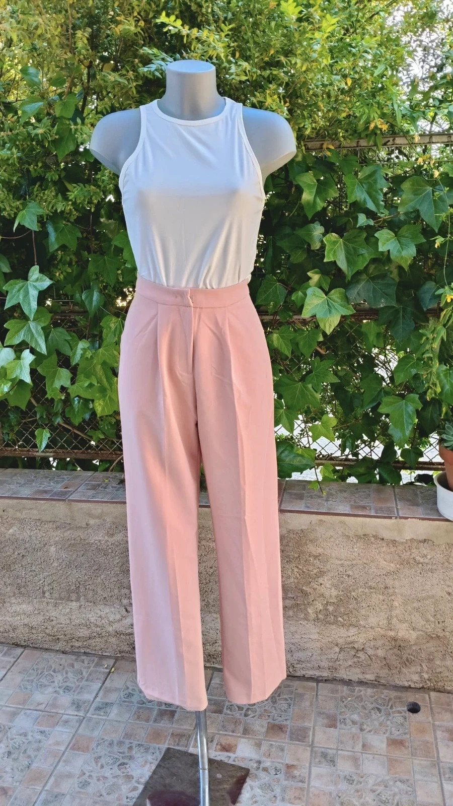 Pantalón de Pinzas Rosa Palo – Peace + Love 🌈