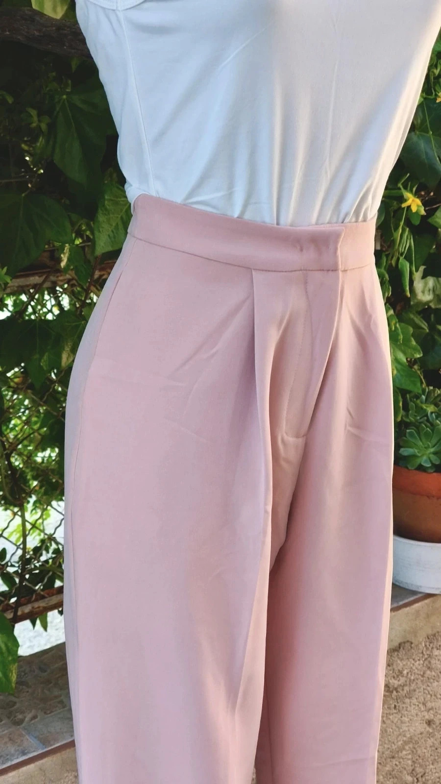 Pantalón de Pinzas Rosa Palo – Peace + Love 🌈 – Peace and Love – taille XS / 34 / 6 4