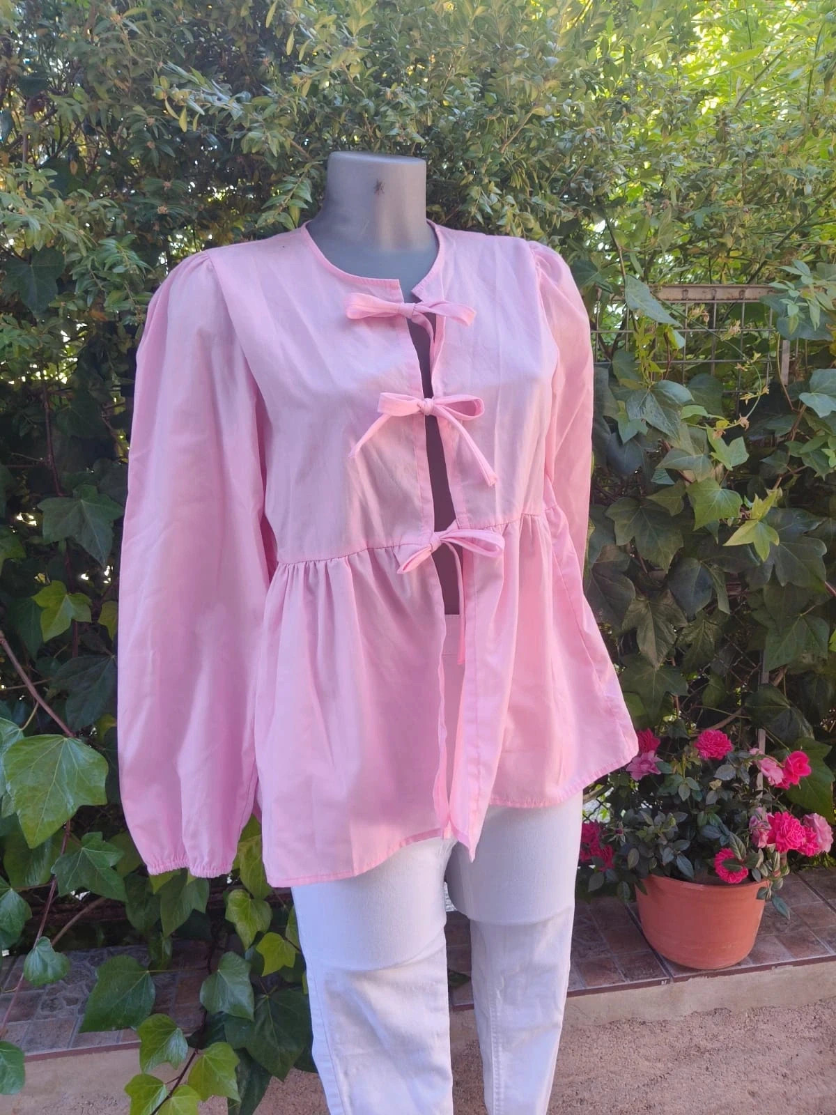 Blusa romántica coquette rosa 🩷 – La Boutique – taille M / 38 / 10 2