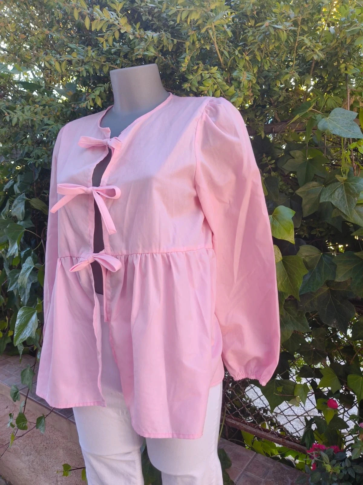 Blusa romántica coquette rosa 🩷 – La Boutique – taille M / 38 / 10 5