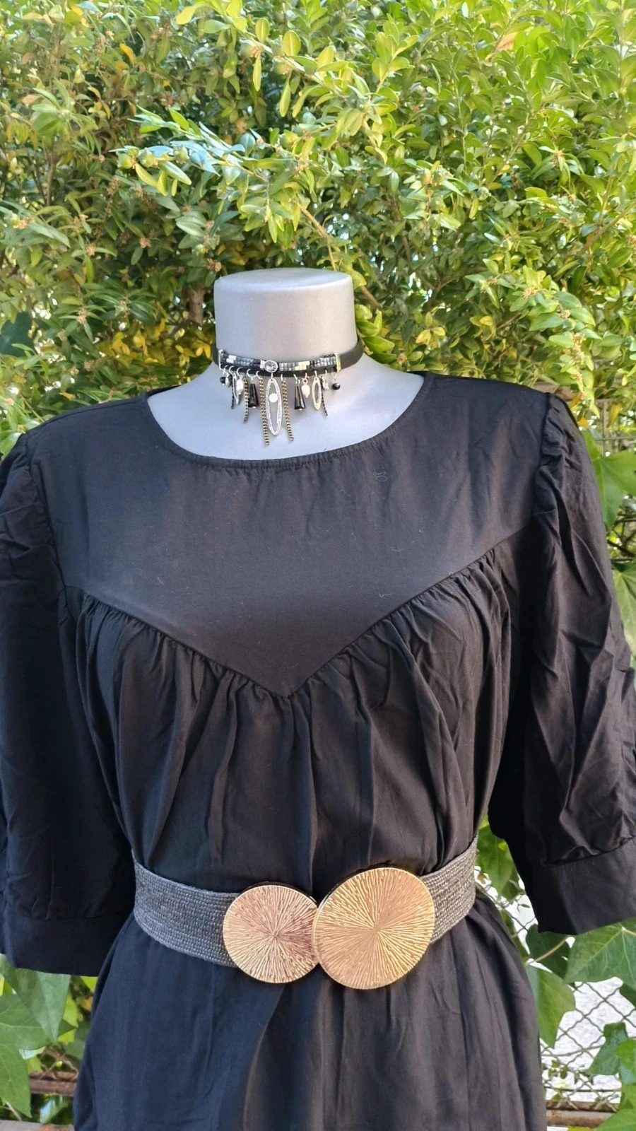 Blusa negra estilo túnica / Zizzi (Talla L) 🌈 – Zizzi – taille L / 40 / 12 4