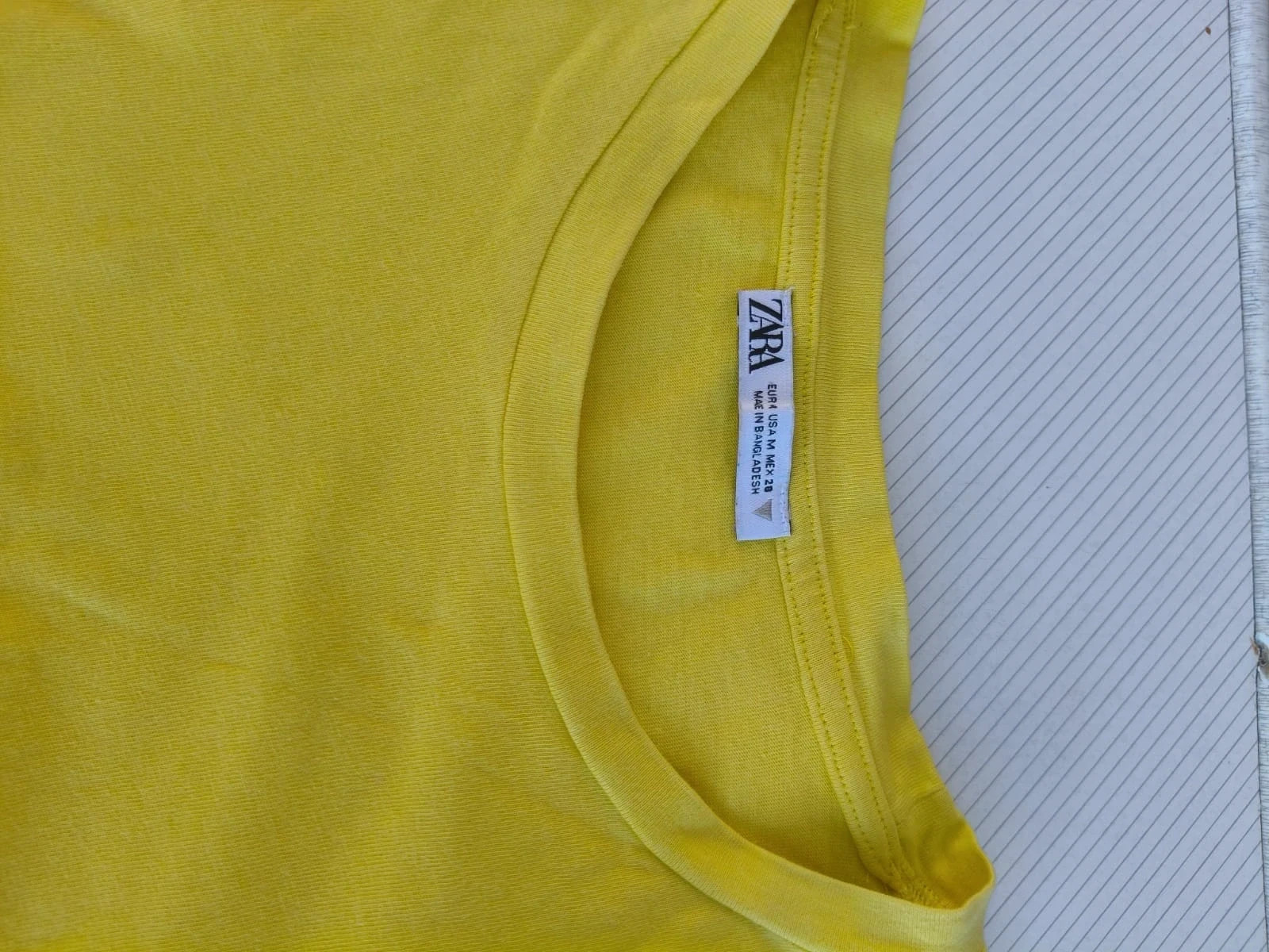 Camiseta Amarilla Zara con Volantes – Talla M 🌈 – Zara – taille M / 38 / 10 3