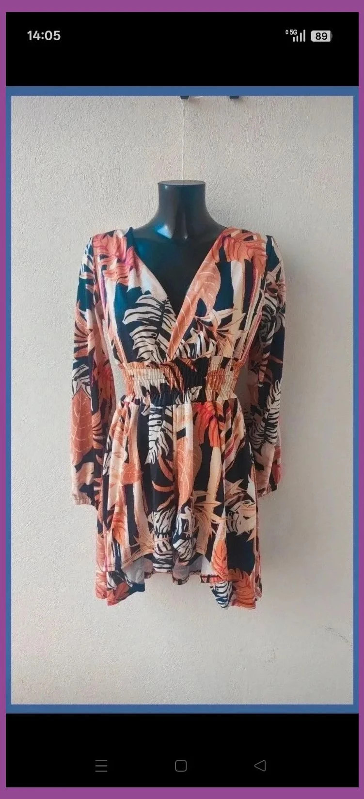 Mono corto estampado tropical 🥭