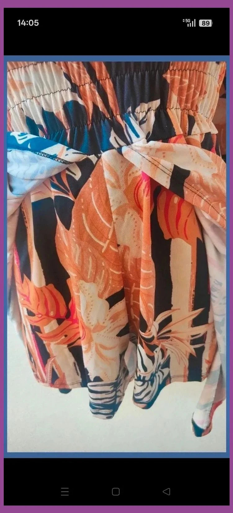 Mono corto estampado tropical 🥭 – Boutique Bohéme – taille M / 38 / 10 3