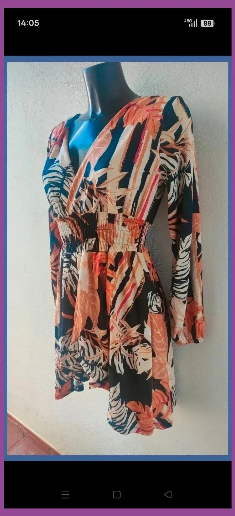 Mono corto estampado tropical 🥭 – Boutique Bohéme – taille M / 38 / 10 5