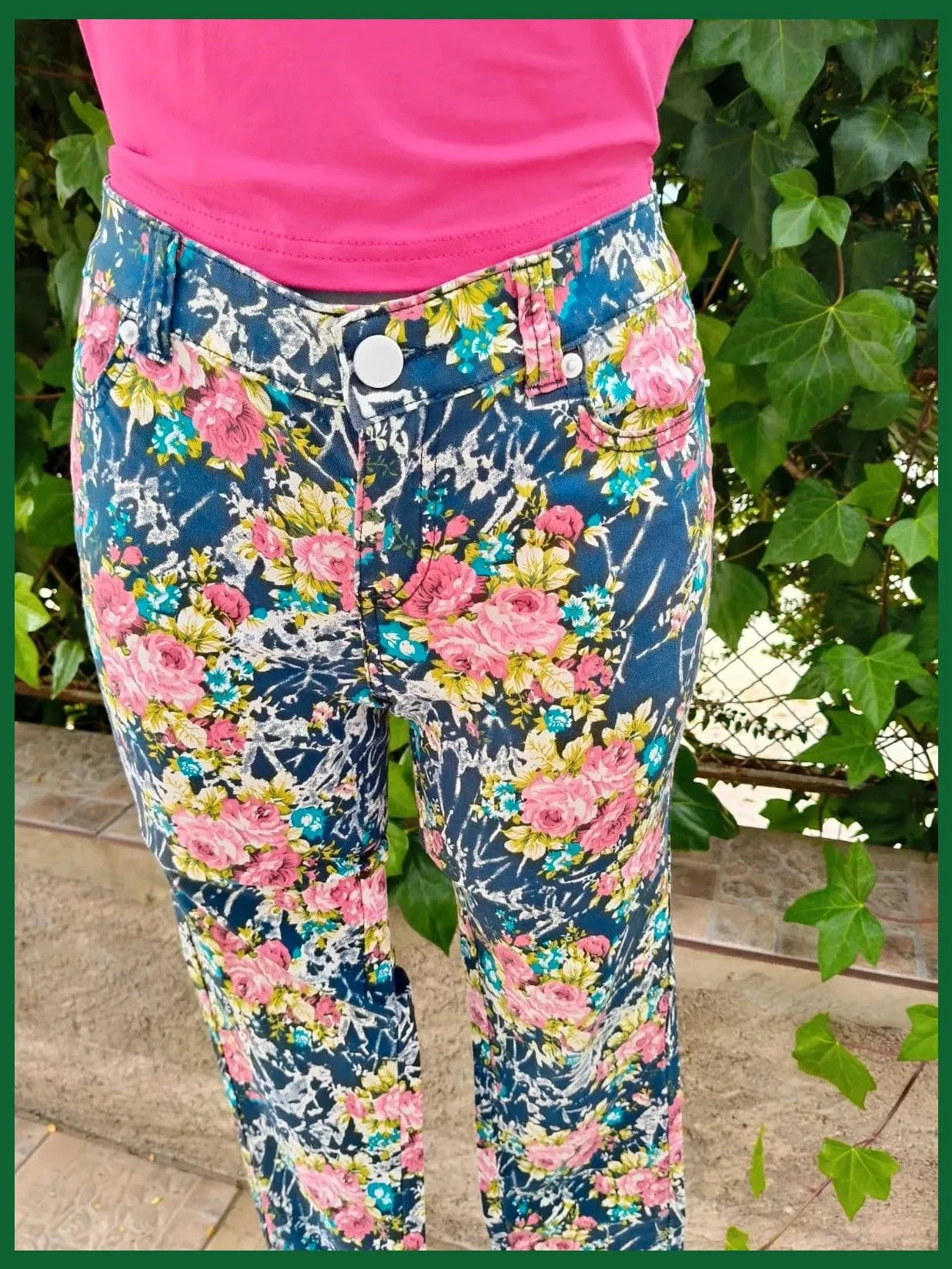 Pantalones Tezenis con Estampado Floral - Talla M 🌈 – Tezenis – taille M / 38 / 10 5