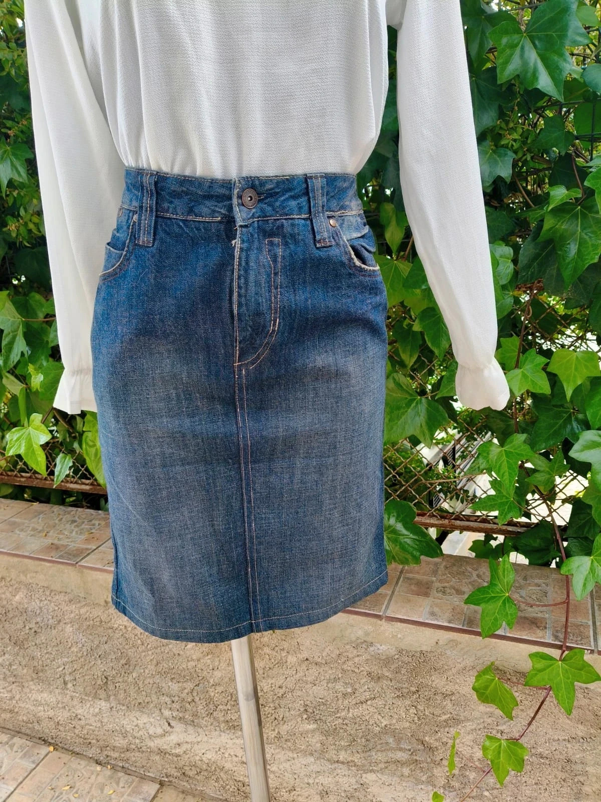 Falda vaquera de tubo OK! Jeans - Talla 44 🌈 – O’k jean’s – taille XXL / 44 / 16 2
