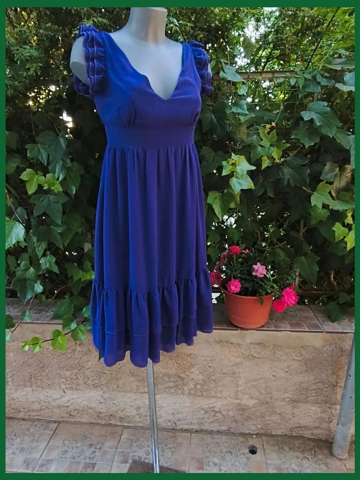 Precioso Vestido Morado con Volantes – Talla S (Club of JEL) 🌈 – Club of jel – taille S / 36 / 8 3
