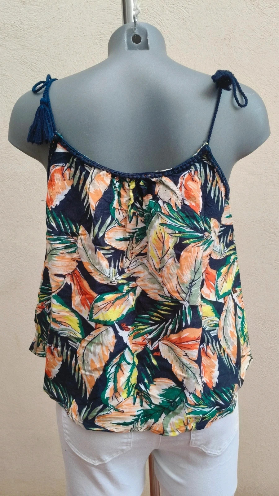 Top de lino tropical Easy Wear (El Corte Inglés) - Talla M 🌈 – Easy Wear – taille M / 38 / 10 5
