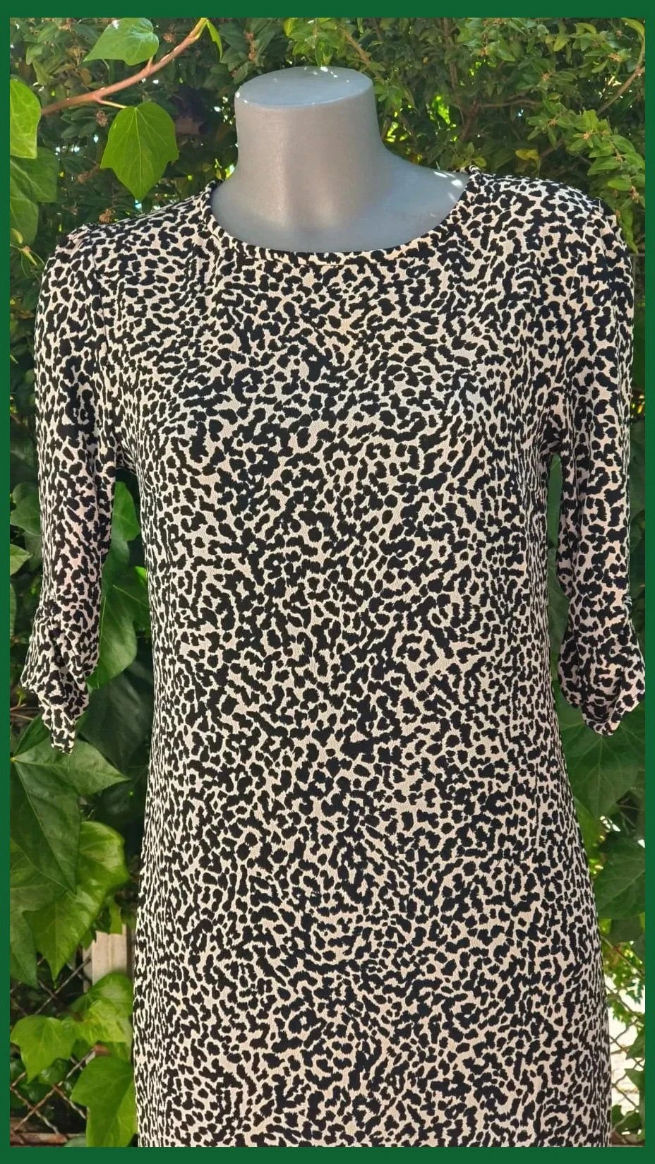 Vestido de Leopardo IKKS – Estilo Elegante y Fluido – IKKS – taille M / 38 / 10 5
